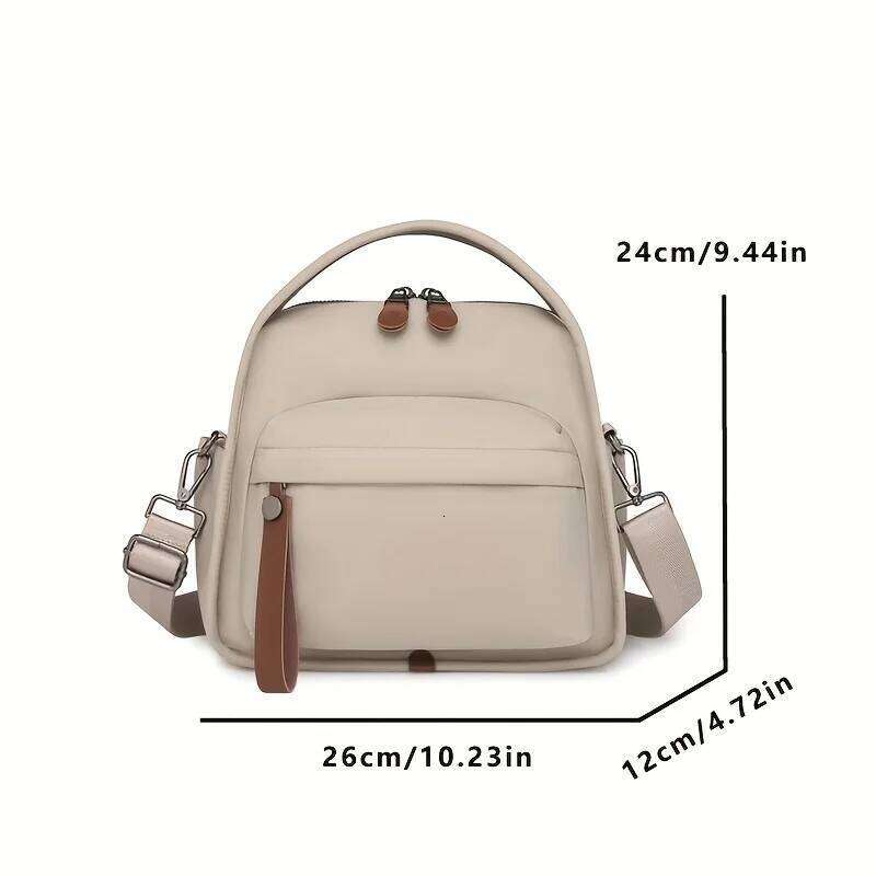 Fashion Women's Shoulder Simple Multiple Pockets Crossbody Bag Decorated With Tassels Handbags Daily Commuting Z260124