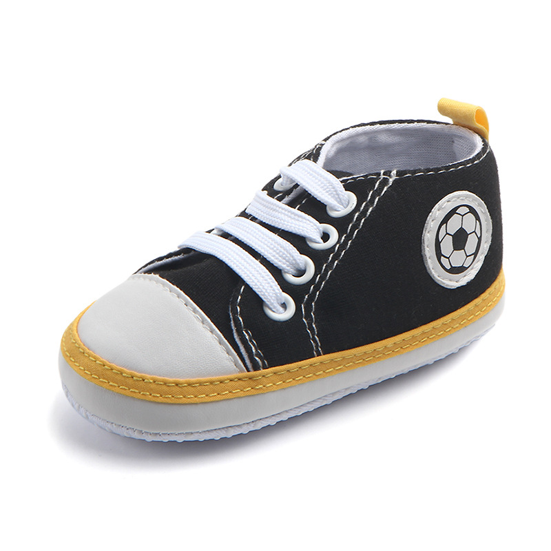 Newborn Canvas Shoes Infants Baby Soccer First Walkers Classic Canvas Sneakers Shoes Cotton Soft Anti-slip Sole 0-18 Month C02079