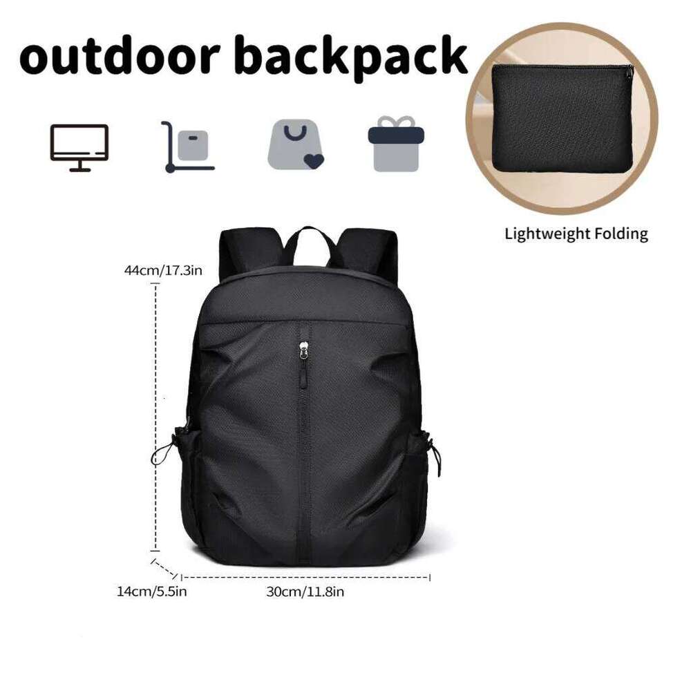 Foldable, Lightweight and waterproof backpack, large capacity backpack Z260124