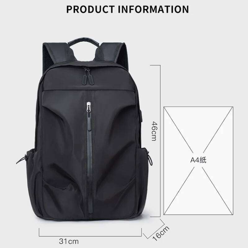Unisex Backpack with Laptop Compartment and USB Charging Port - Adjustable Shoulder Straps for Travel, Commuting,School,Business Z260124