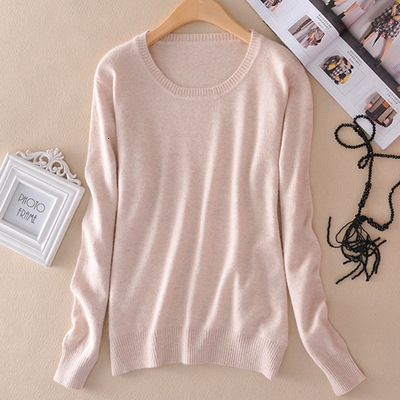 High Quality Autumn Winter Cashmere cotton Blended Knitted Women Sweaters And Pullovers jumper pull femme hiver Y200930