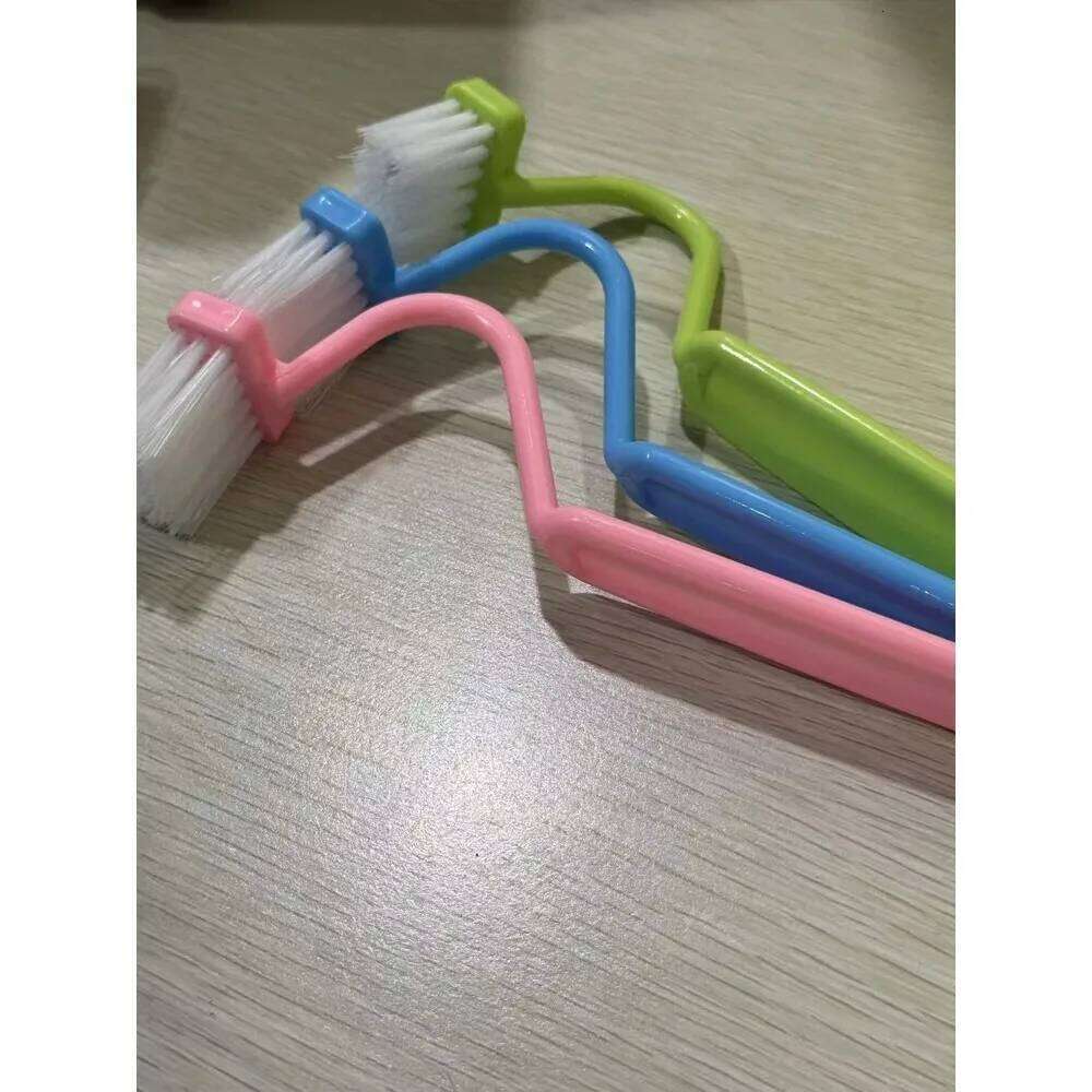 1/2/3PCS Curved Brush Long Handle Toilet Brushes Household Deep Cleaning Tools Bathroom Accessories