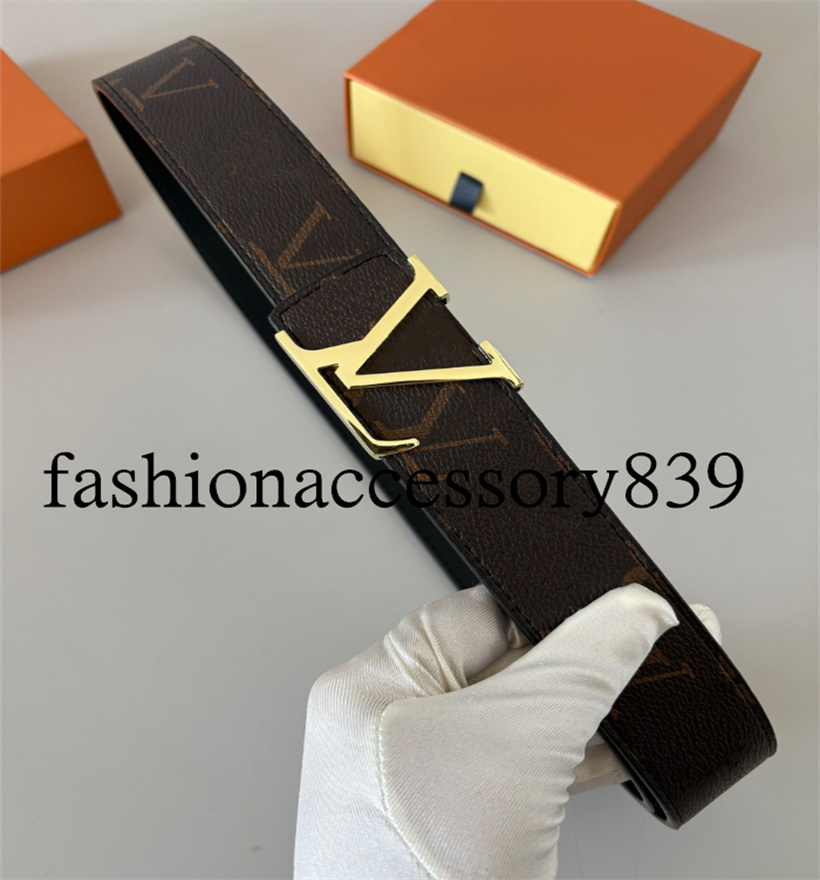 Designer belt men belts for women designer mens belt luxury belt length 100-125CM woman belt fashion luxury casual letter smooth buckle belt with box