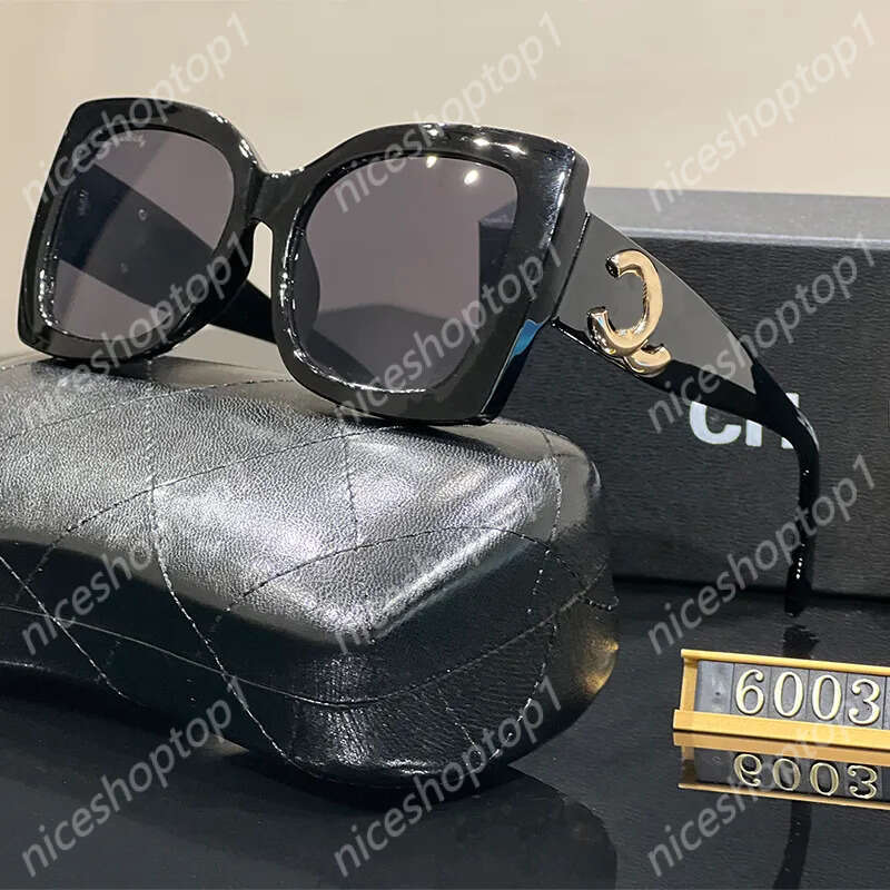 channels Designer Women Oversized cat eye Classic Vintage Full Frame Sunglasses Driving Sun Visor Anti UV 400 Polarized Glasses Gift Box Exquisite box good 282