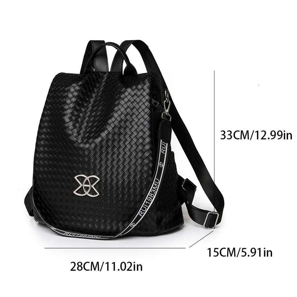 Women's Multifunction Backpacks Casual Nylon Solid Color School Bag For Girls Fashion Anti Theft Travel Bagpack Sac A Dos Z260124