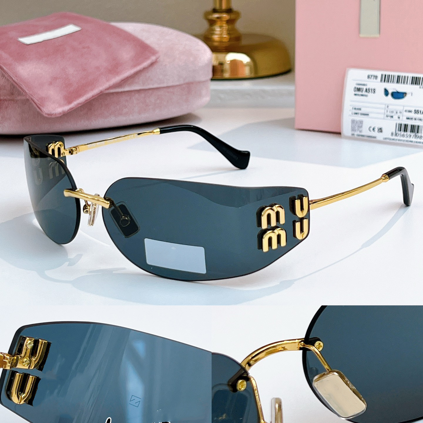 Sunglasses designer sunglasses sunglasses for women Women Sunglasses Fashion Outdoor Style Eyewear Multi-style full-frame spectacles gold