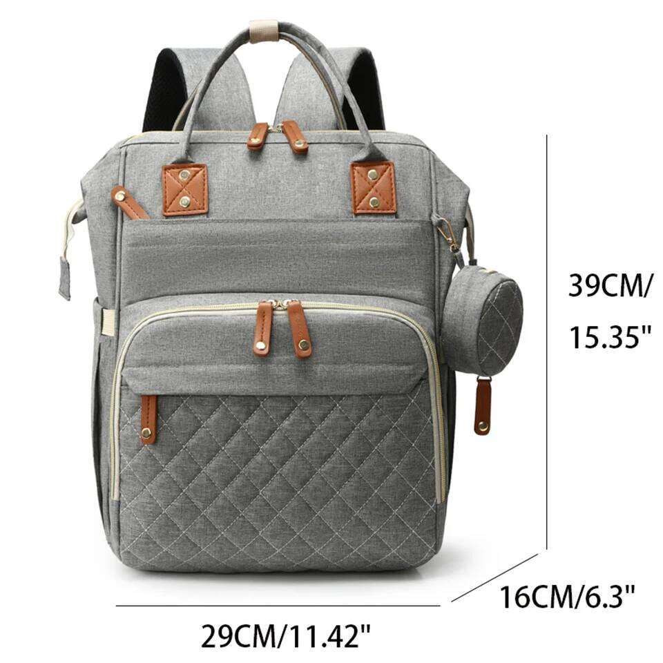 USB Care Large Capacity Mom Backpack Mummy Maternity Wet Waterproof Baby Pregnant Nappy Bag Z260124
