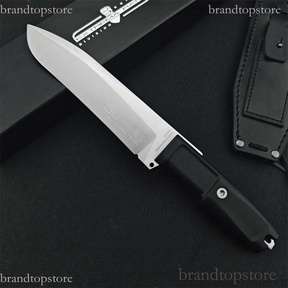 Extrema-ratio High Hardness Hunt Fixed Blade Knife Stainless Cobalt Steel Rubber knife and Plastic Handles Camping Outdoor Tool Tactical Combat Straig