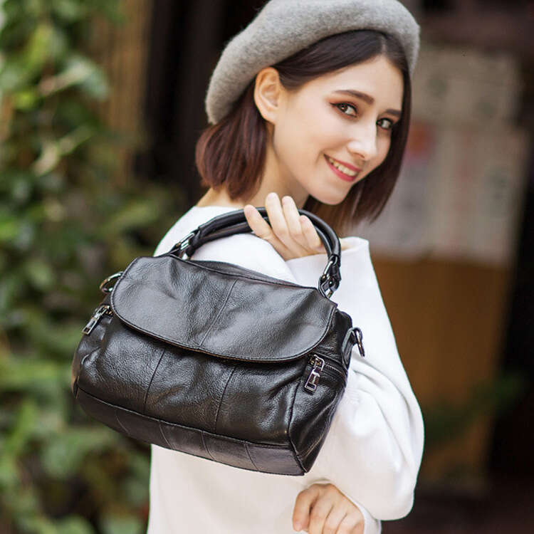 Luxury Shoulder Bags Totes Hobo New Genuine Leather Simple Fashion Top Layer Cowhide Women S Single Crossbody Bag SENYY