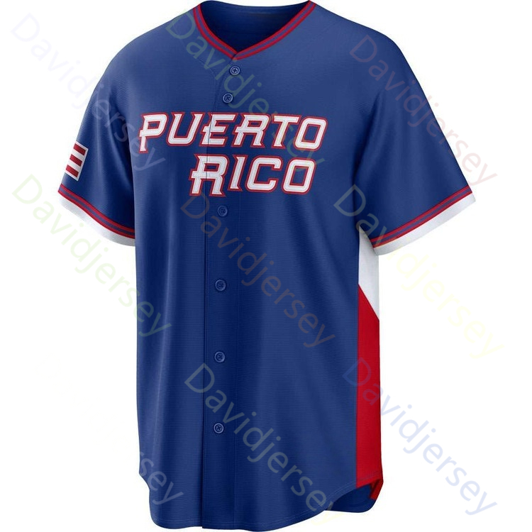 Team Puerto Rico 2026 WBC World Baseball Classic Jersey Yadier Molina Edwin Diaz Martin Maldonado Nolan Arenado Roberto Clemente Cortes Vazquez Torres