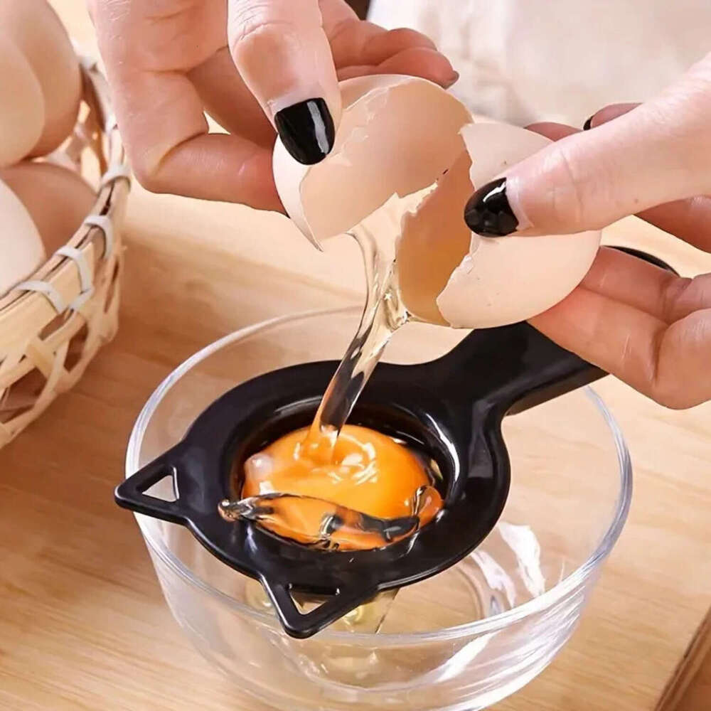 2 in 1 Cute Cartoon Cat Egg Separator Measuring Cup Easy Yolk & White Filter for Baking and Cooking, Perfect Kitchen Gadget
