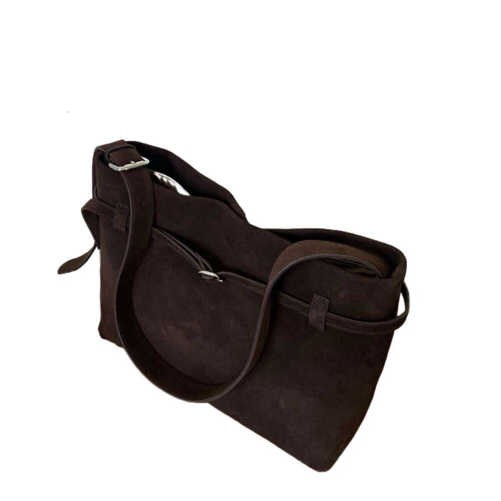 Luxury Shoulder Bags Totes Hobo Frosted Cowhide Tote Bag High End Practical Large Capacity Vintage Simple Handbag SENYY