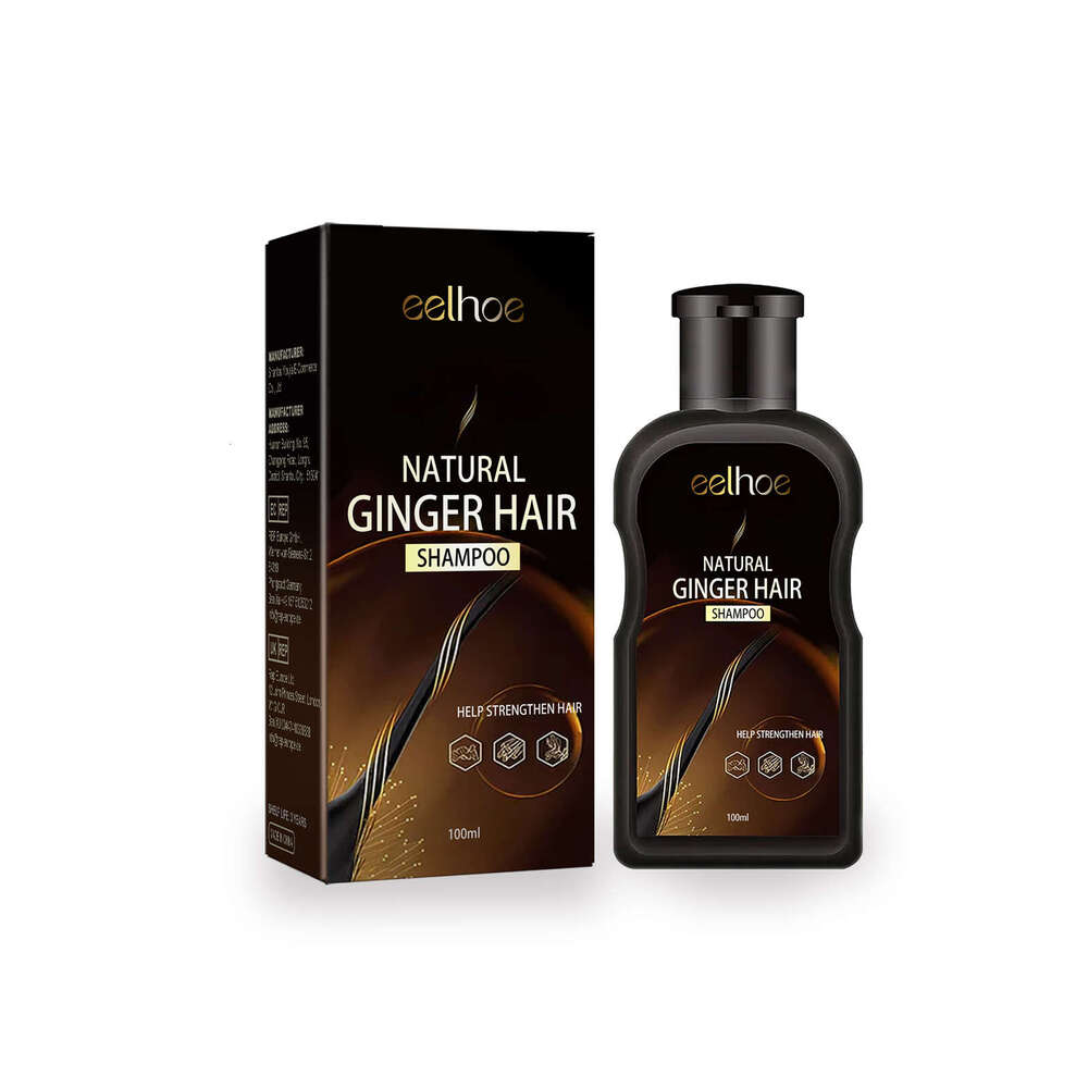 EELHOE Ginger Care Shampoo Gentle Cleansing Scalp Thick Anti-Fall Strong Natural Black Hair
