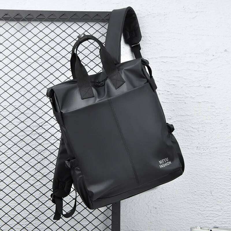 Leisure travel backpack, large capacity, adjustable shoulder straps, zipper closure, retro style laptop bag Z260124