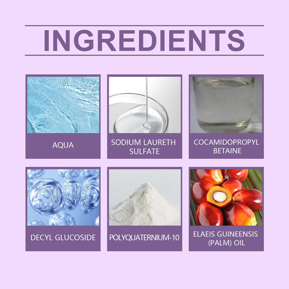 EELHOE Long-lasting Hair Color Care Daily Nourishing Smooth Moisturizing Purple Shampoo