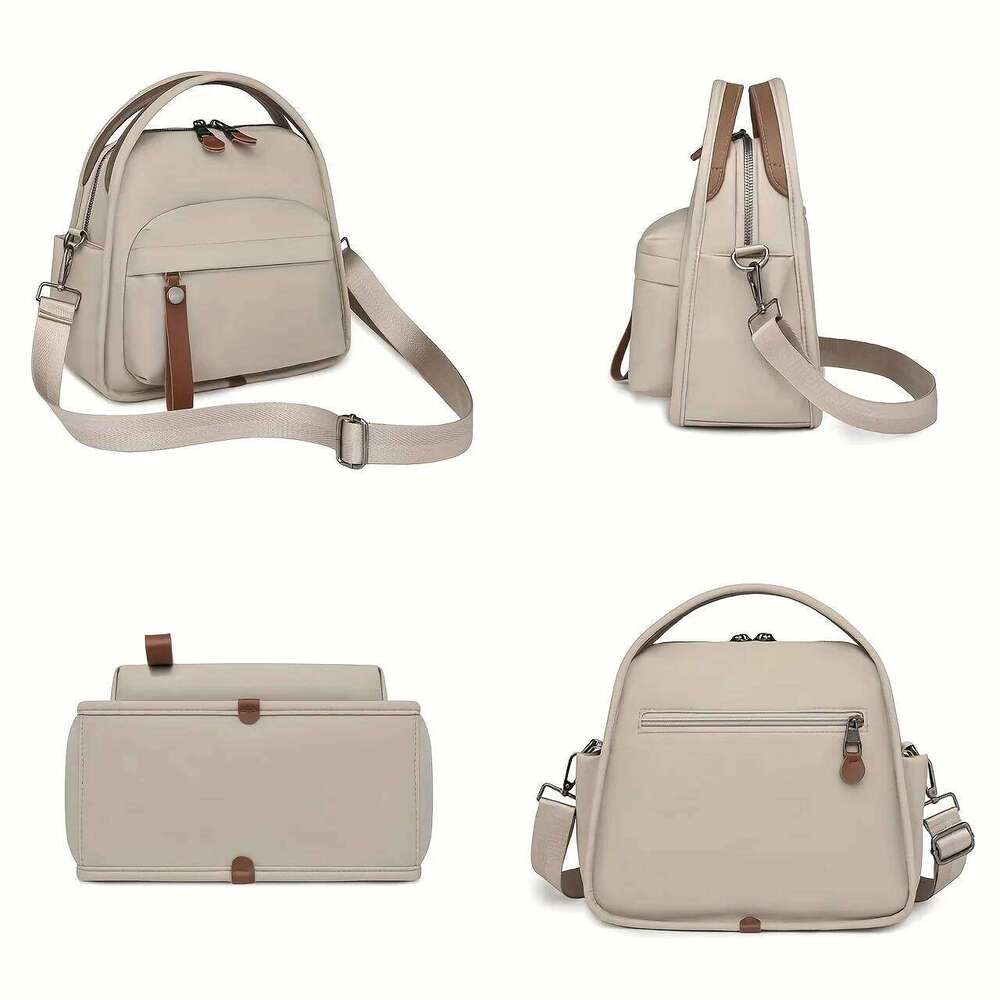 Fashion Women's Shoulder Simple Multiple Pockets Crossbody Bag Decorated With Tassels Handbags Daily Commuting Z260124