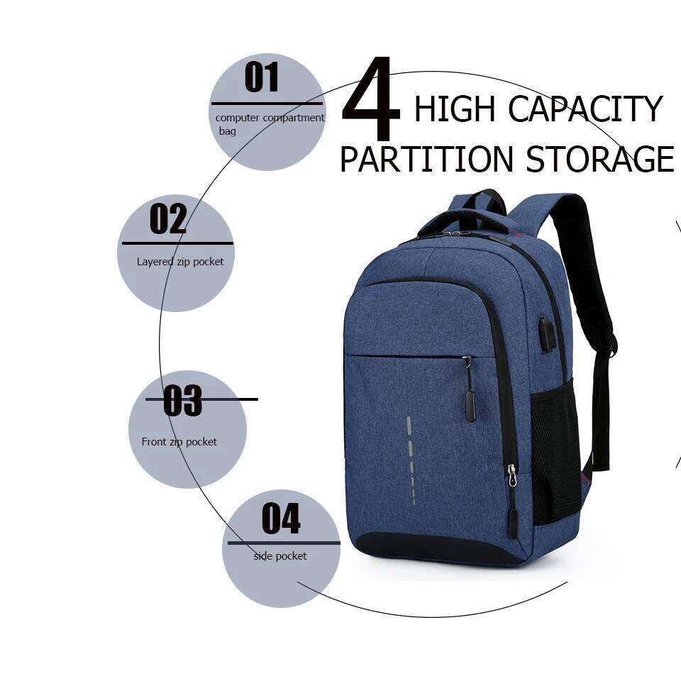 Men's waterproof ultra light men's fashion 15.6-inch laptop backpack Z260124