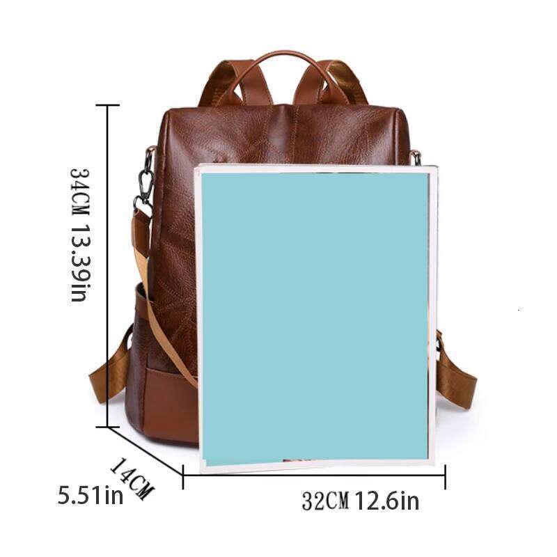 Women's fashionable backpack, shoulder travel multifunctional bag, handbag, suitable for different scenarios Z260124
