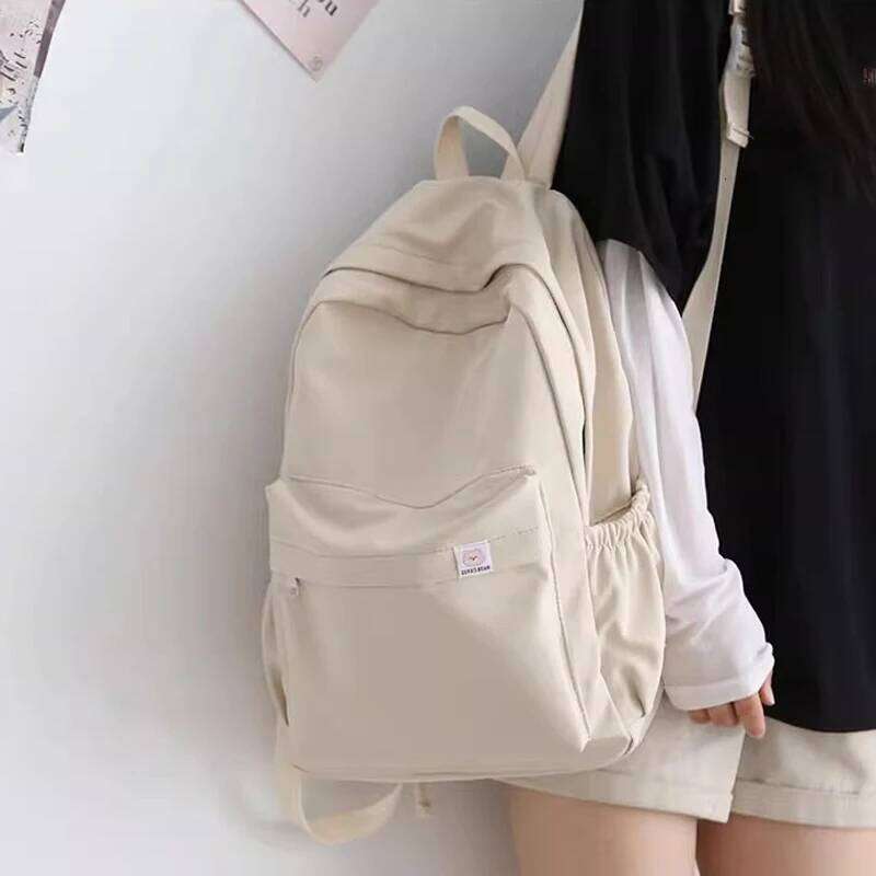 New Waterproof Nylon Women Backpack Female Travel Bag Backpacks Schoolbag for Teenage Girls Solid Color Mochila Bookbag Z260124