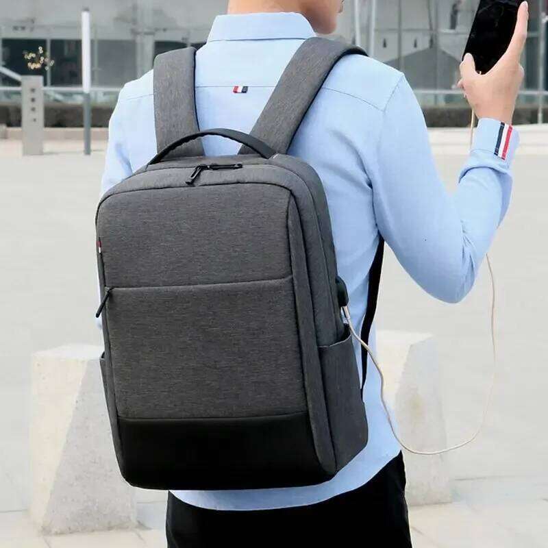 Large Capacity Laptop Men's Multifunctional Waterproof 15.6-inch School Business Leisure Travel Backpack Z260124