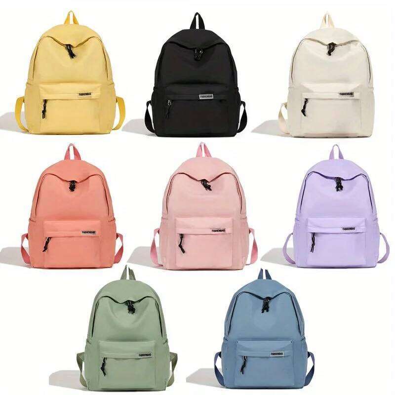 1 PC Bag Sets Daypacks Durable Nylon Handbag Women Fashion Backpack Casual Large Capcity For College students Z260124
