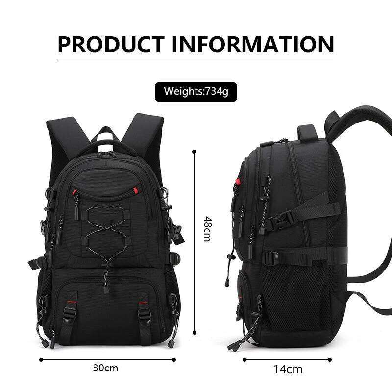 USB Climbing Backpack with Shoes Pack Travel Laptop Lightweight Rucksack Outdoor Camping Hiking Knapsack Sport Collage Schoolbag Z260124