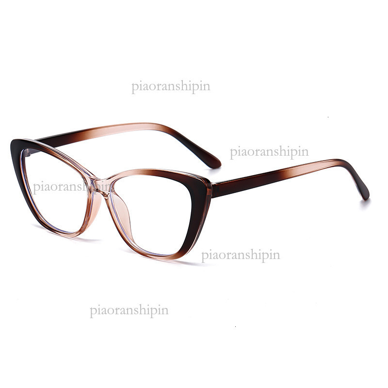 2026 Designer High-end Reading Glasses Tortoise Fashionable Anti Blue Light Glasses Internet Celebrity Cat Eye Elderly Single Vision Glasses