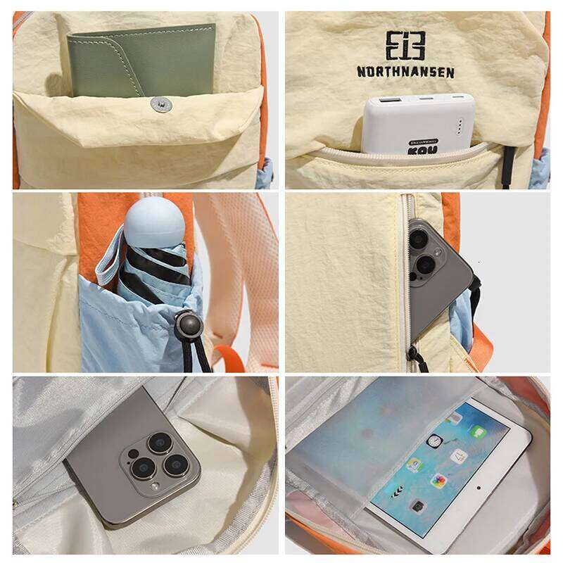 Large Capacity Backpack Waterproof Laptop Package Lightweight Work Commuter Bag Casual College Daypacks Multi-pocket Travel Bags Z260124