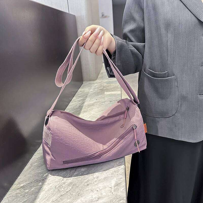 Trendy Fashionable Single-Shoulder Crossbody Bag, Versatile and Stylish, Large-Capacity Fabric Bag for Everyday Wear Z260124