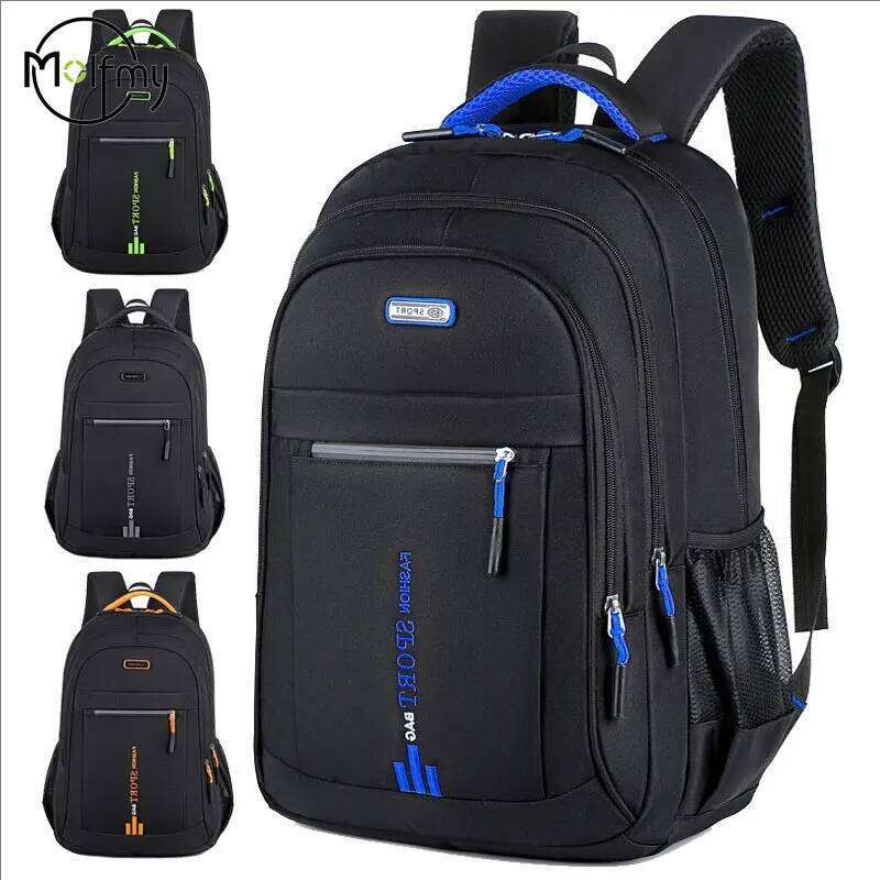Men's Backpacks Oxford Waterproof Rucksack Business Computer Bag Casual Travel Backpack Senior HighSchool Student Schoolbag 2025 Z260124