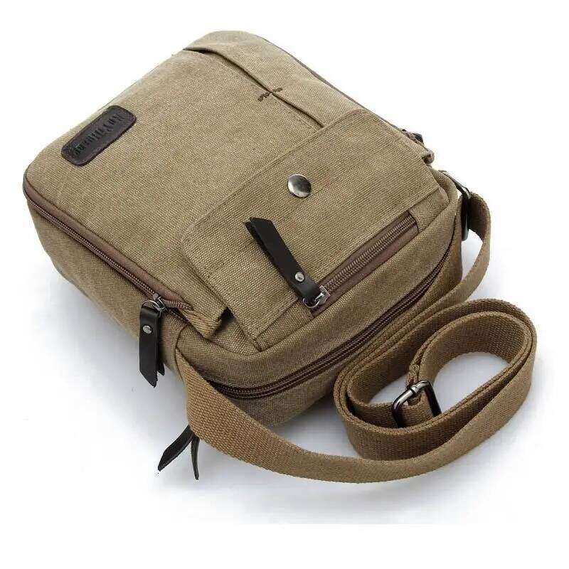 Men's Casual Small Multifunction Shoulder Multi-pocket Crossbody Bag Outdoors Z260124