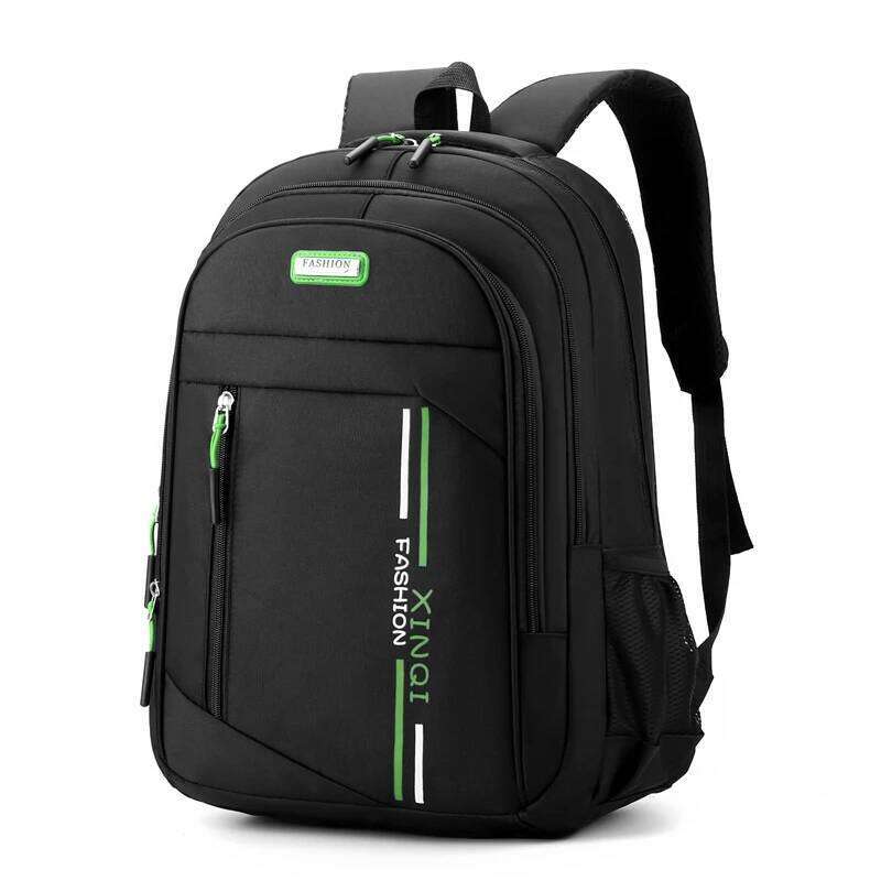 Men's large capacity travel backpack multiple zipper pockets, padded shoulder straps | business and holiday laptop bag Z260124