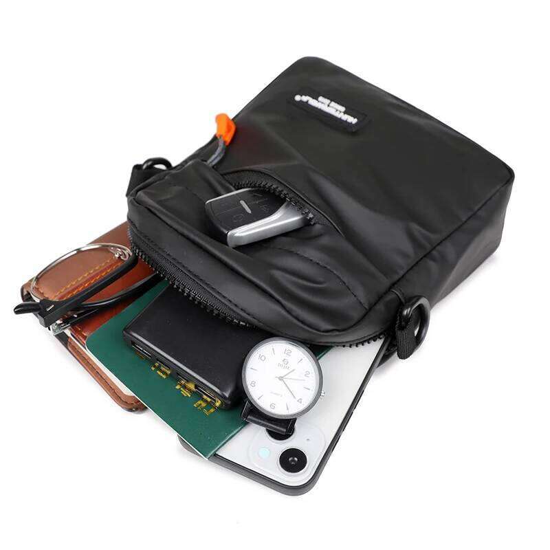 Summer Mobile Phone Vertical Men's Single-shoulder Casual Crossbody Mini Small Bag Texture Water-resistant Z260124