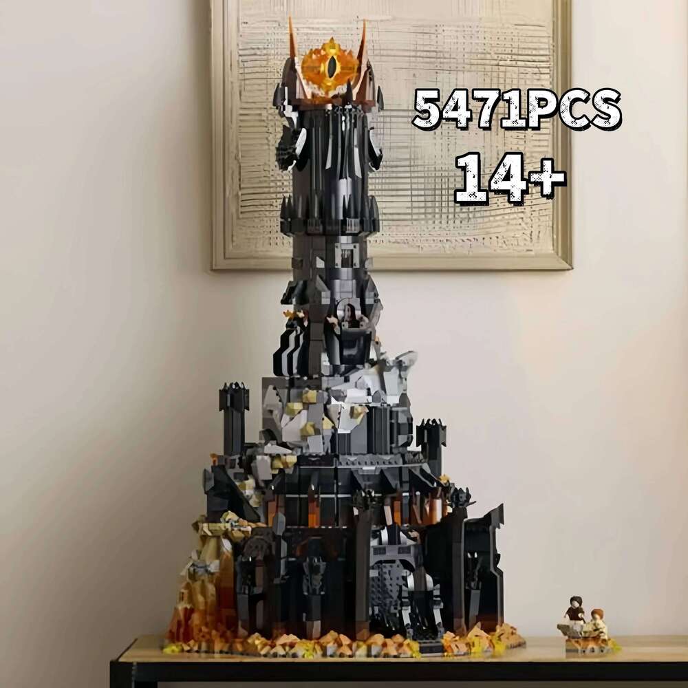2026new instock MOC 5471Pcs Creative 10333 Black Dark Model Building Blocks Kit Bricks Toy for Boys Adult Birthday Gifts