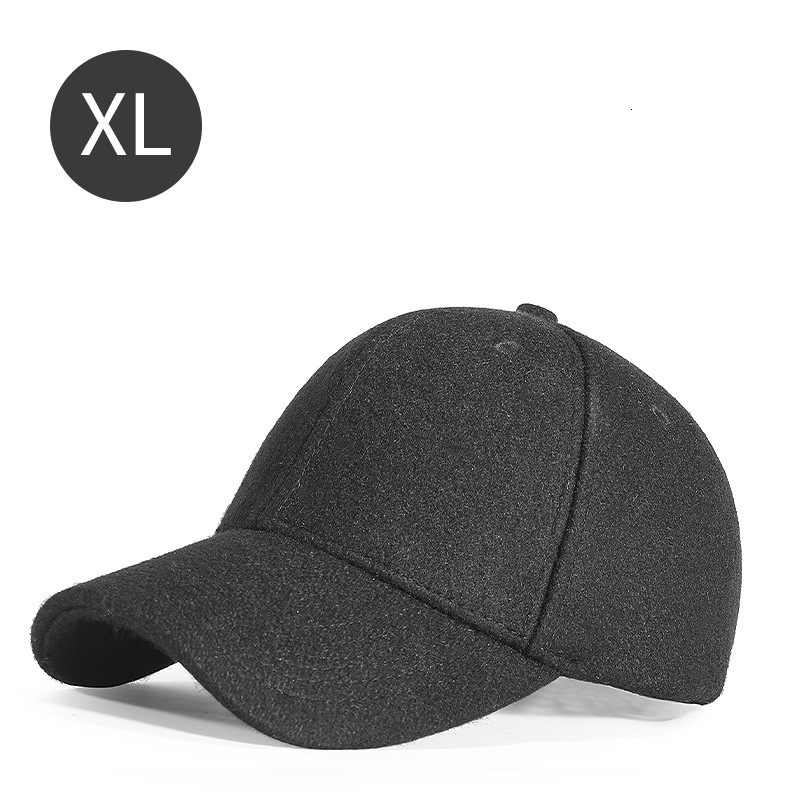 Ball Caps Baseball Cap Big Head Large Size for Men Women Winter Hat Wool Keep Warm Windproof Cotton Trucker Hat Hip Hop Fashion 230511