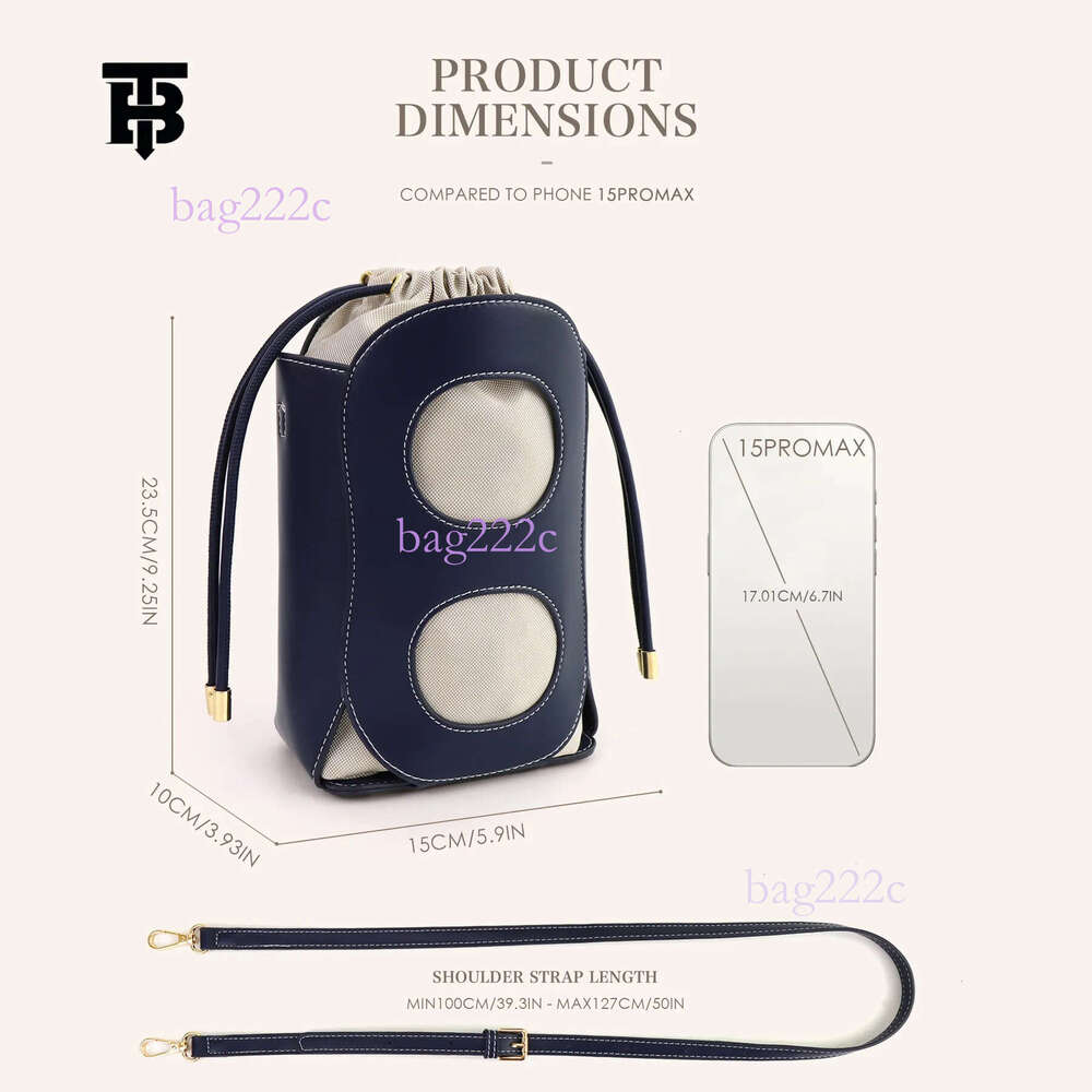 New Arrivals Women's Luxury New Hollow Shoulder Crossbody European And American Fashion Bucket Versatile Simple Handbag Free Shipping Designer Ba