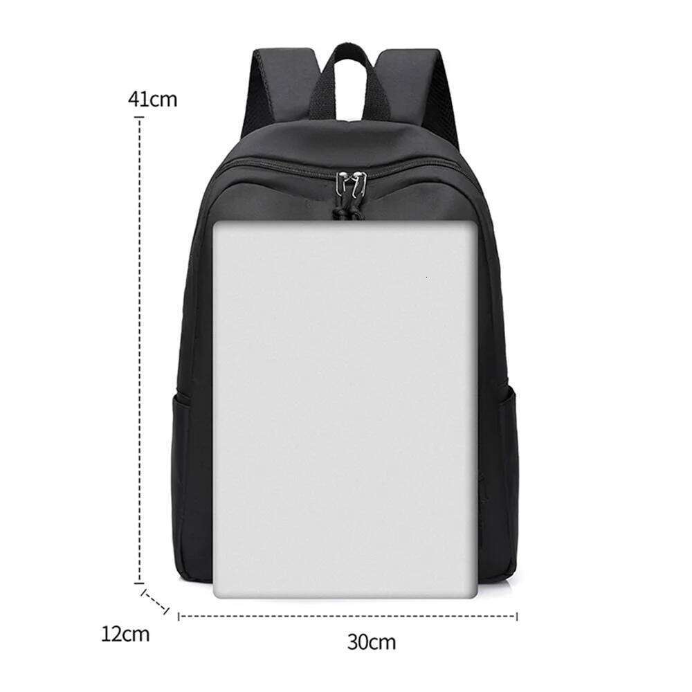 A stylish travel backpack with ample capacity, lightweight nylon fabric versatile multiple pockets for school and commuting. Z260124