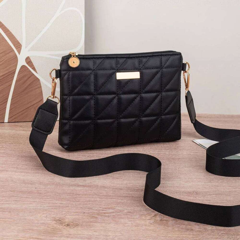 Small square handbag, mini phone new style bag, compact embroidery, fashionable ladies' coin purse triangle Z260124