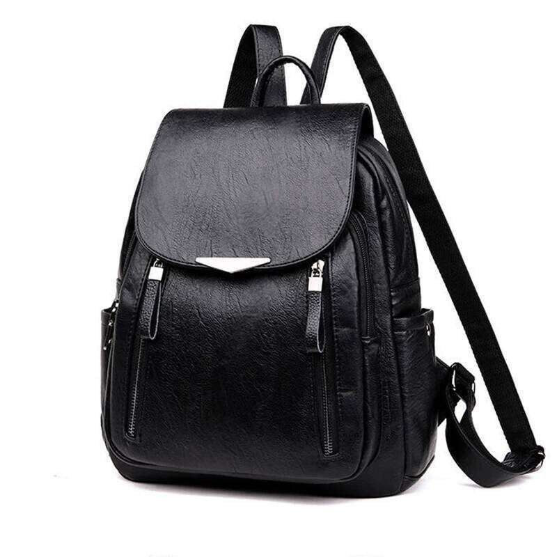 Travel Large Backpack PU Leather Handbag Schoolbag For Girls Women's bag Female Shoulder Back mochila Z260124