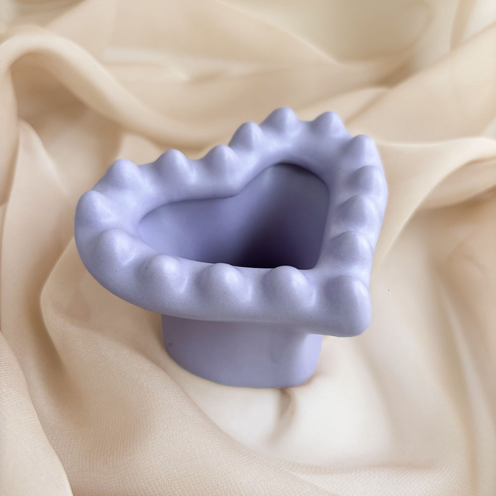 Purple Three-Dimensional Love Gua Sha For Face Body Massage Tool Ceramic Guasha Board For Relief Massage Face Lift Massager 250625