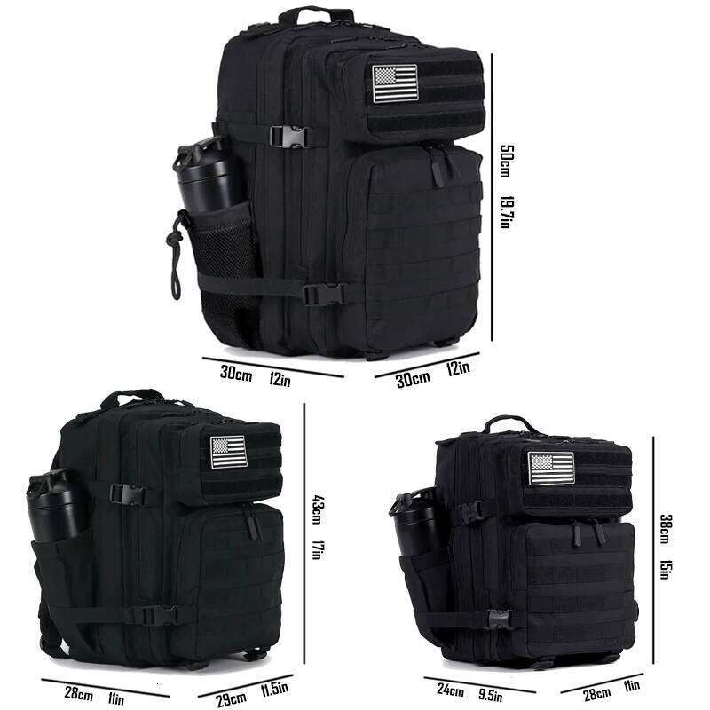 25L 35L 45L Tactical Backpack Men Women Outdoor Sports Travel Gym Hiking Bag Molle Military Camping Hunting Survival Rucksack Z260124