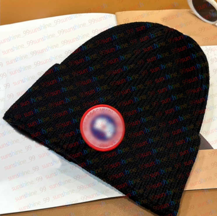 Women's Canada Beanie Classic Goos Beanie Designer Tok Cap Casquette Luxury Men's Wool Hat Outdoor Winter Warm Ski Hat 5116M