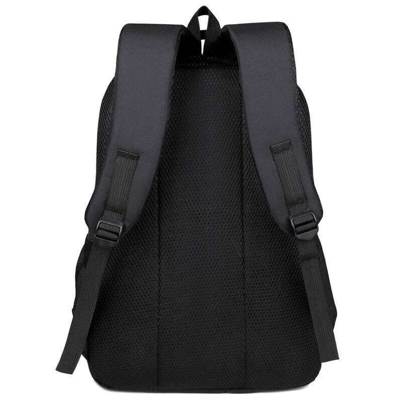 A neutral backpack equipped with a laptop compartment, adjustable shoulder strap, suitable for commuting and traveling Z260124