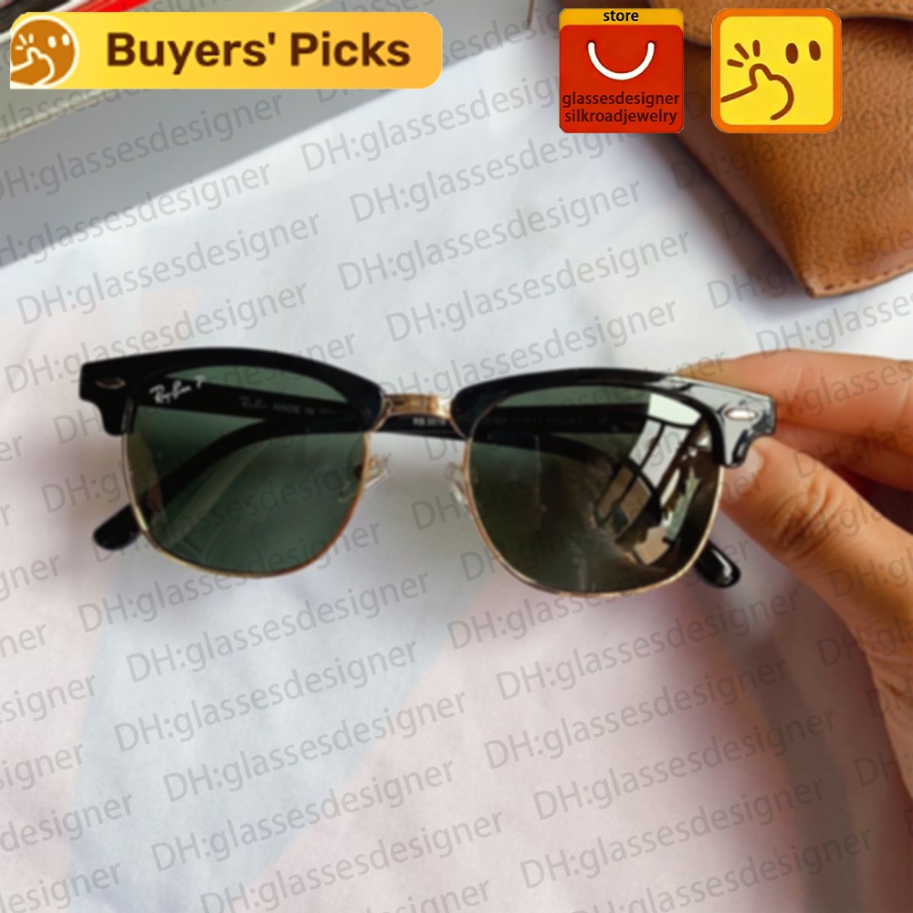RB3016 RB Banssunglass Rainess''ban''banssunglasse Club Master Polarized sunglasses - Premium Designer Sun Glasses & Luxury Eyewear for Women & Men - High-End Gafas de Sol