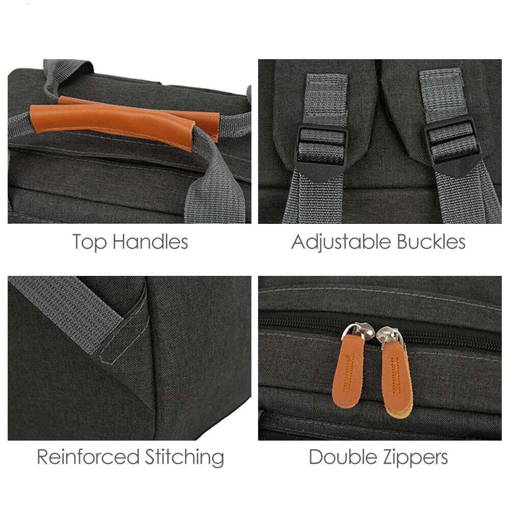 3pcs Set Women Men Laptop Backpack Shoulder Bag Small Pocket for Travel School Business Work College Z260124