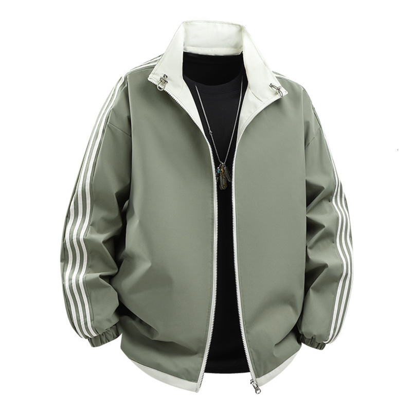 Cross-Border Couple Reversible Unisex Spring Autumn Jacket Men's Casual Sports New Trendy Brand Men