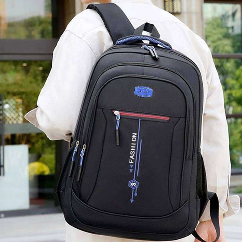 Neutral style backpack men women, suitable for business trips and student schoolbags, with multiple compartments. Z260124