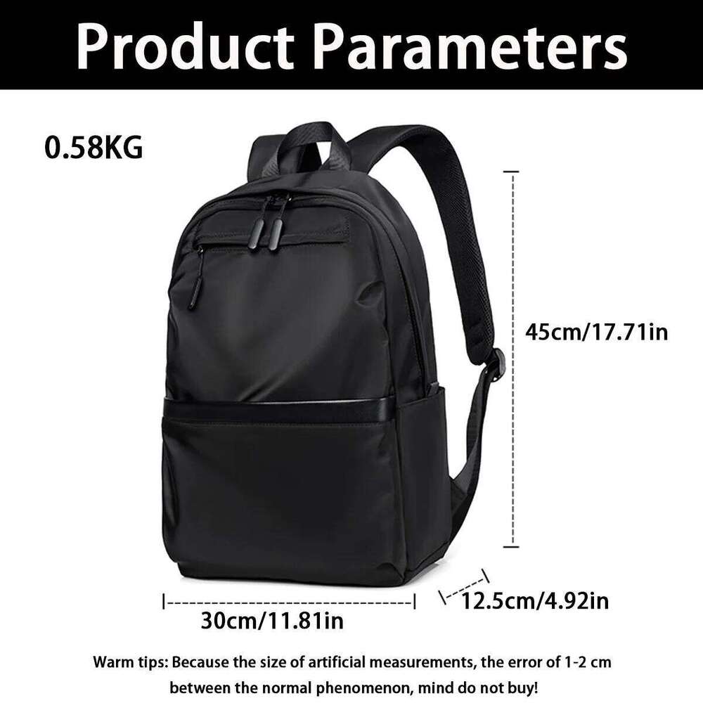 15.6 Inch Men And Women With The Same Casual Light Business Shoulder Computer Bag, Oxford Fabric Travel Backpacks Z260124