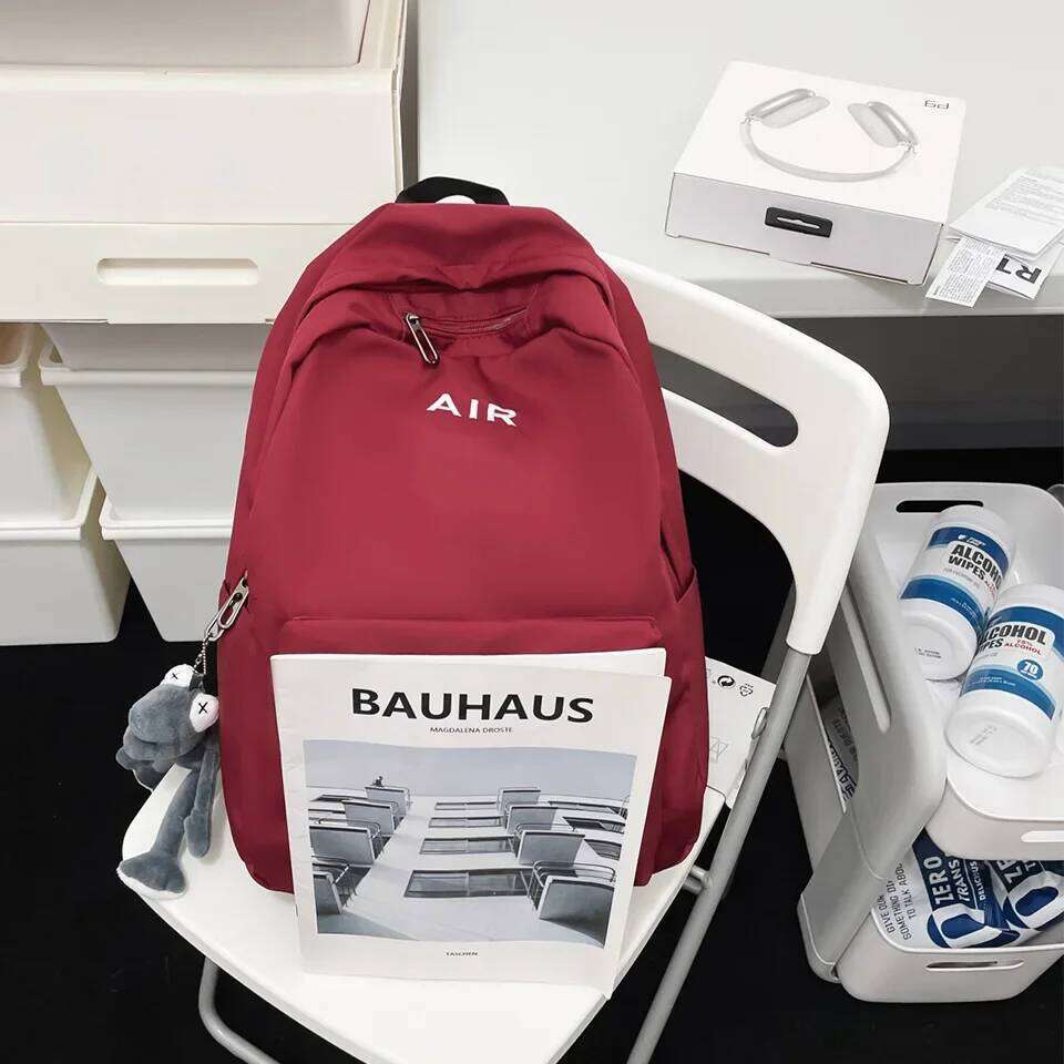 Korean Style College New Student Backpack Simple and Fashionable Large Capacity Z260124