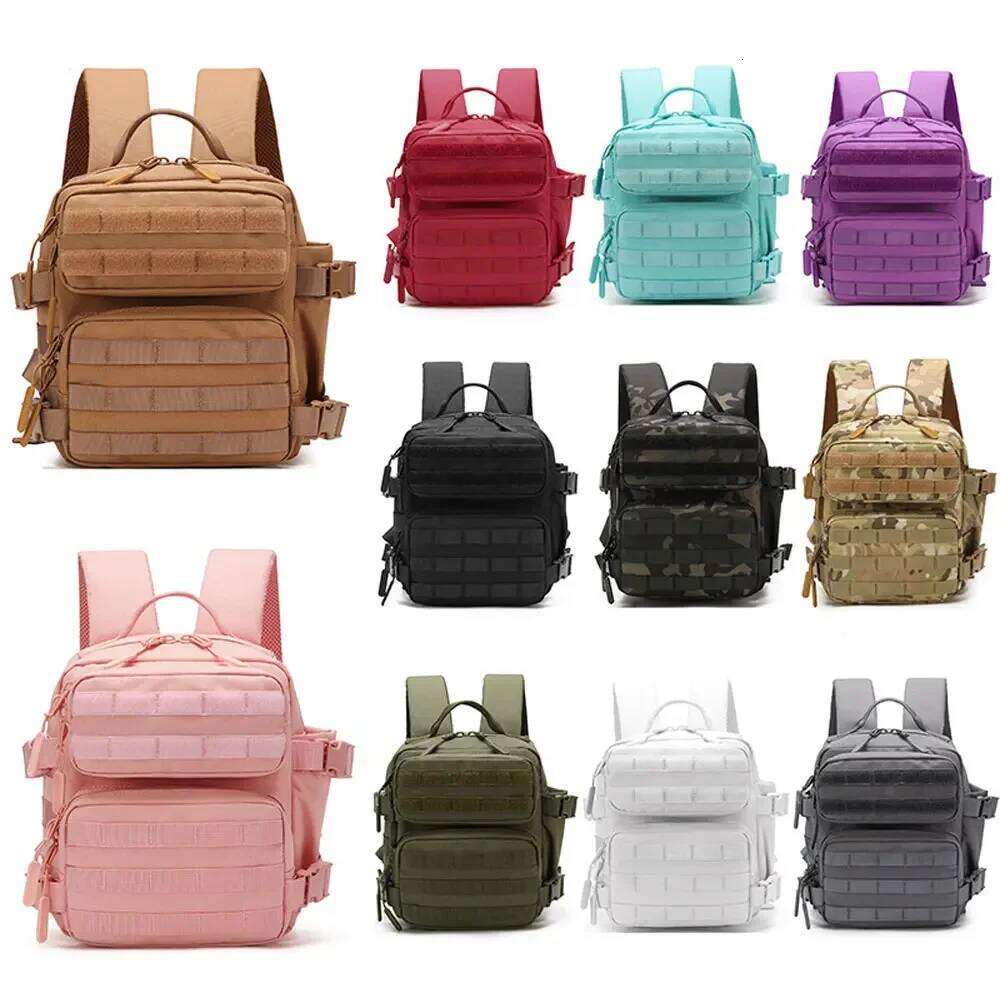9L Sport Backpack MOLLE 3 Day Bug Out Bag Mini Outdoor Pack for Women Men EDC Camping Hiking Rucksack Z260124